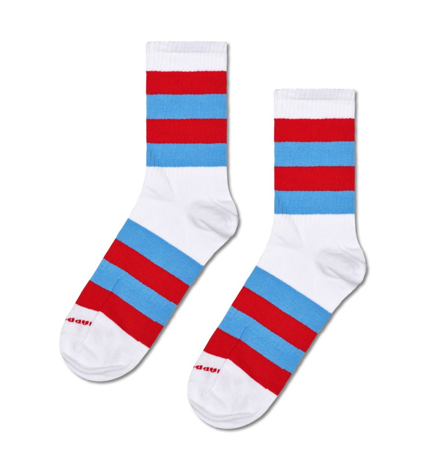 Chaussette Happy Socks Stripe It 3/4 Crew | GBR-5145059