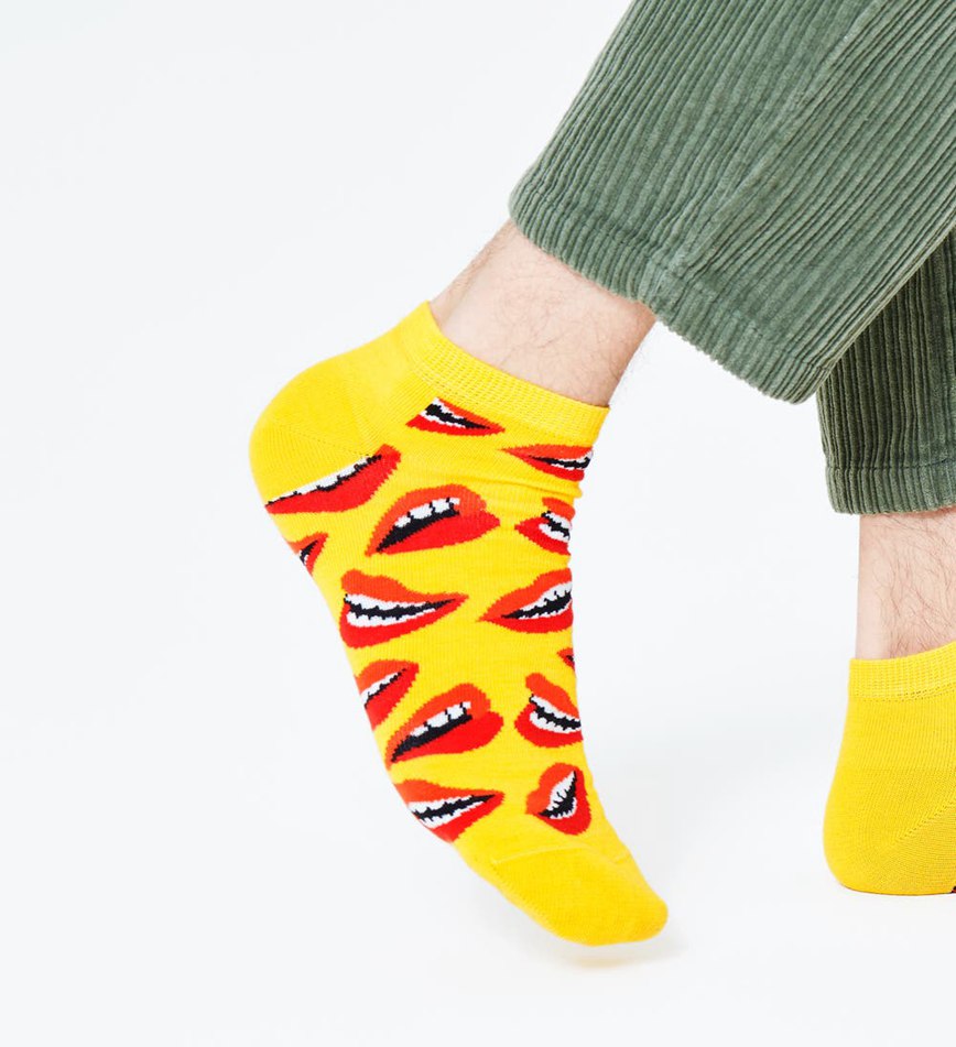 Chaussette Happy Socks Lips Low | PUE-2855157