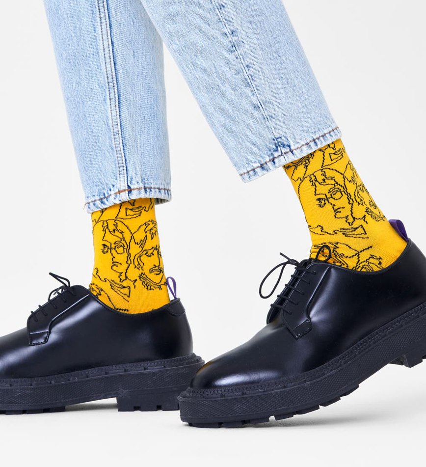 Chaussette Happy Socks Beatles Lines | OJS-7071162