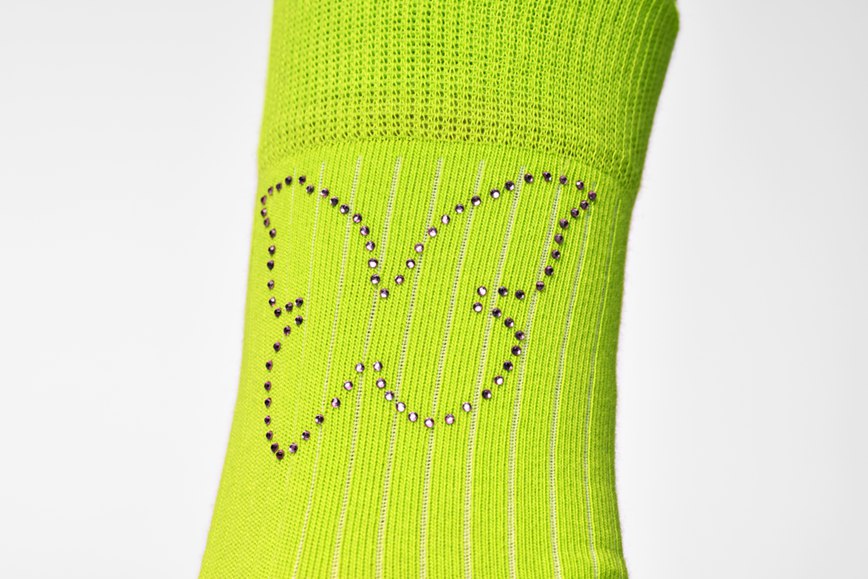 Chaussette Happy Socks Butterfly Rhinestone 1/2 Crew | IBS-6018863