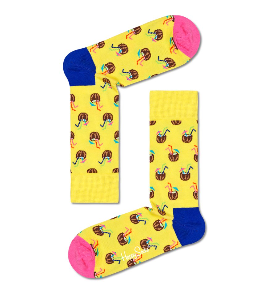 Chaussette Happy Socks Coconut Cocktail | VQC-0171153