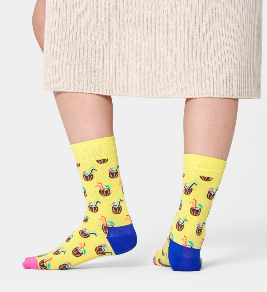 Chaussette Happy Socks Coconut Cocktail | VQC-0171153