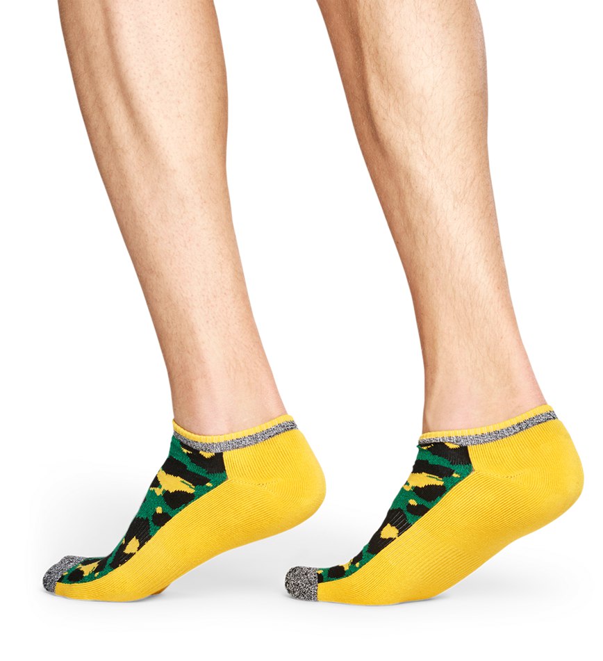 Chaussette Happy Socks Athletic Leopard Low | CXW-9444086