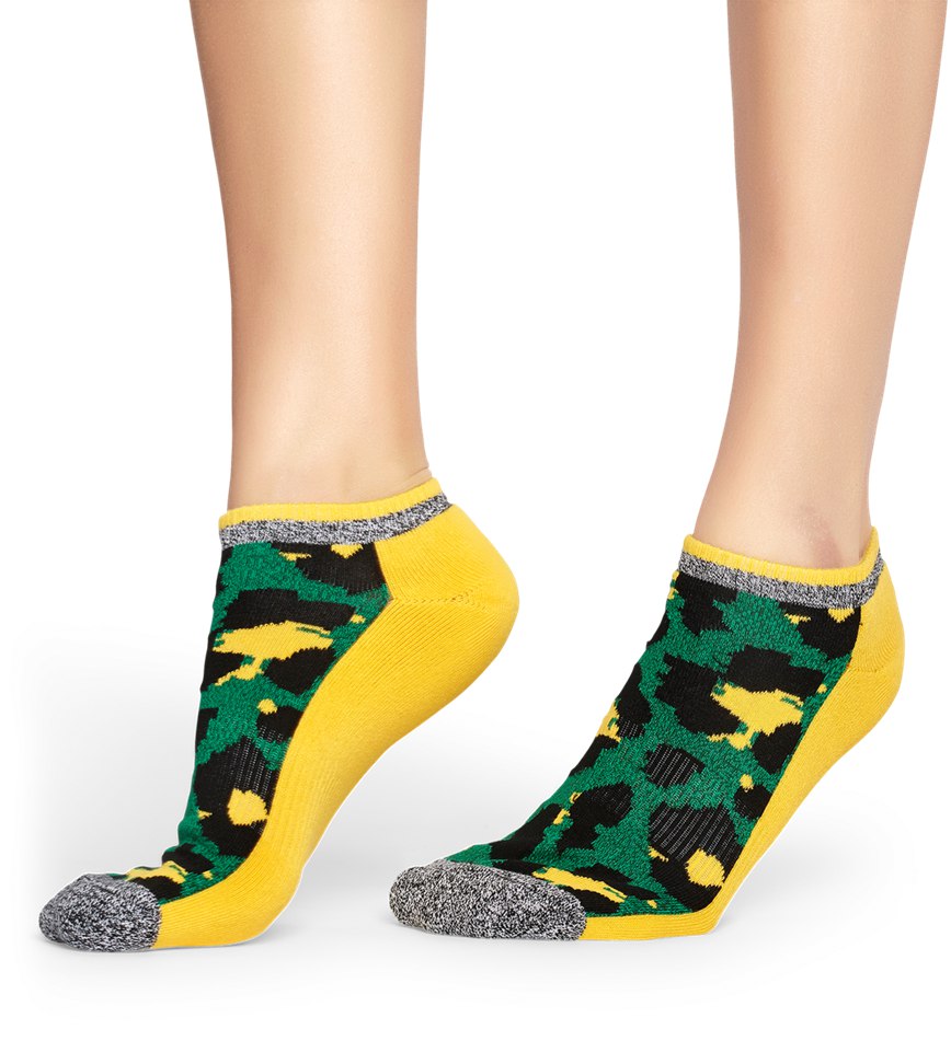 Chaussette Happy Socks Athletic Leopard Low | CXW-9444086