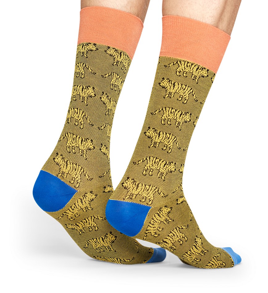 Chaussette Happy Socks Dressed Tiger | VPQ-5299953