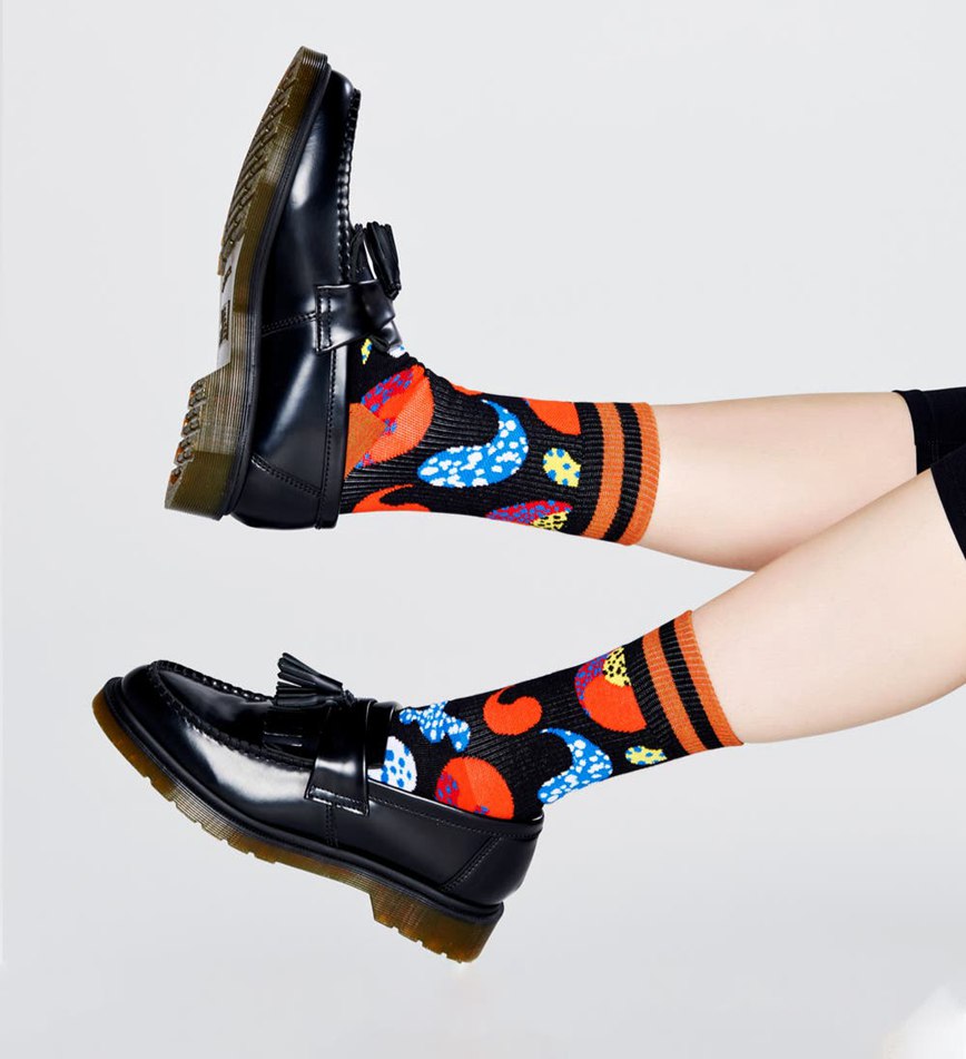 Chaussette Happy Socks Athletic Yin Yang | ETU-7283531