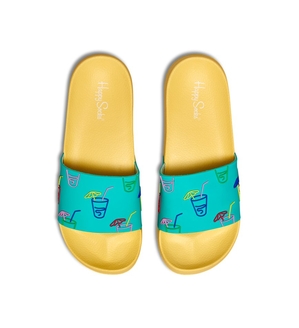 Claquette Happy Socks Slider Lemonade | MZO-3570455