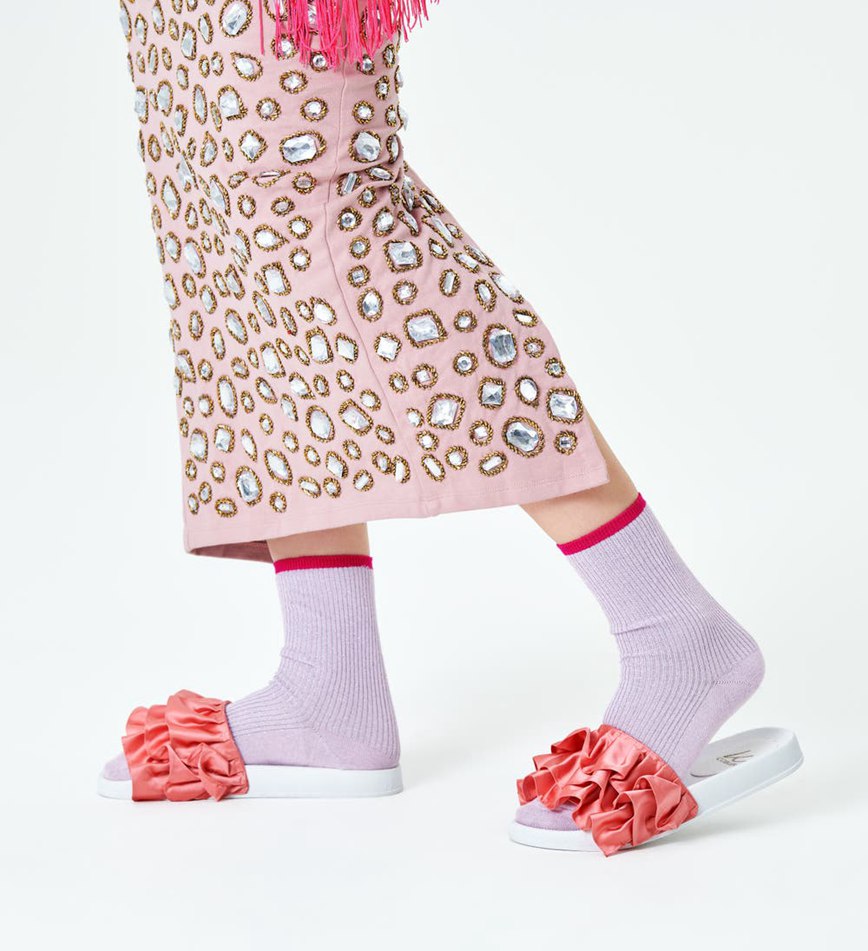 Chaussette Happy Socks Mariona Crew | FQG-3107265